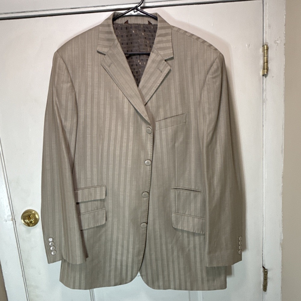 Earvin Magic Johnson Signature Victork Suit Jacket Super 150 48l‎